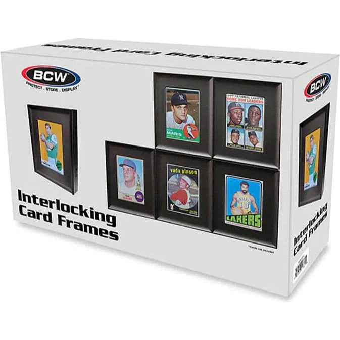 BCW Interlocking Card Frames 6 Pack - Black