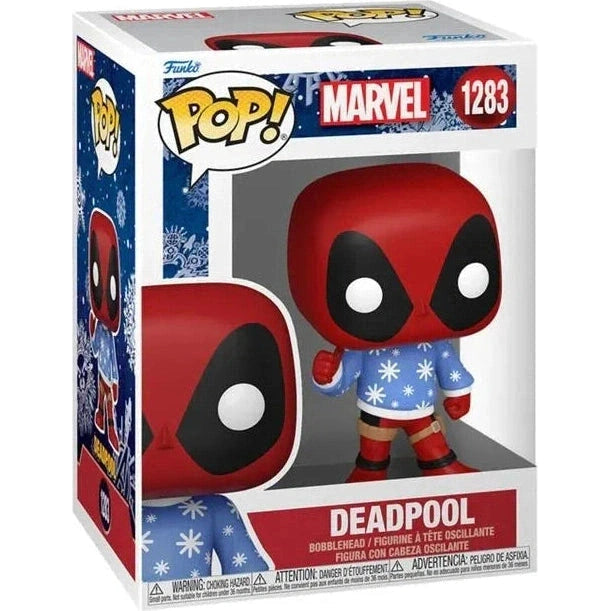Funko Pop! Marvel #1283 Deadpool (Holiday Sweater) Vinyl Figure