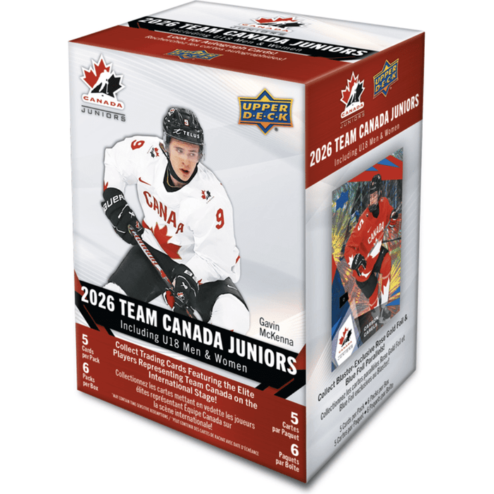 2026 Upper Deck Team Canada Juniors Blaster Box