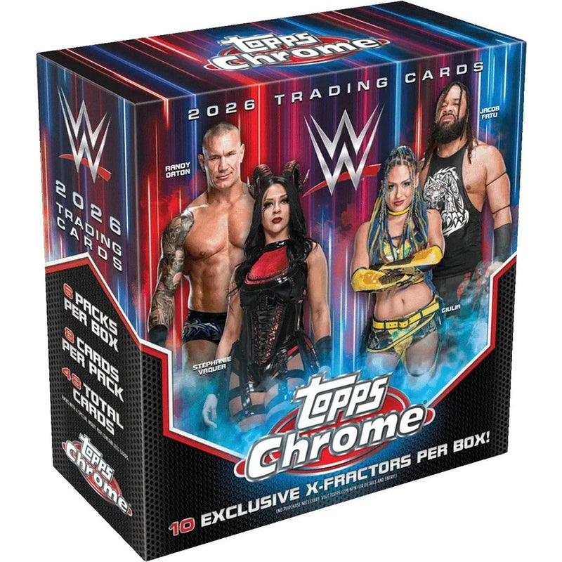 2026 Topps Chrome WWE Wrestling Mega Box