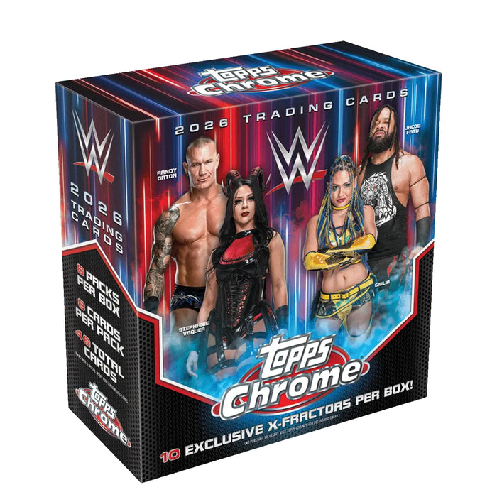2026 Topps Chrome WWE Wrestling Mega Box