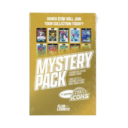 2025 Club Legacyz Icons 1st Edition Soccer Mystery Pack