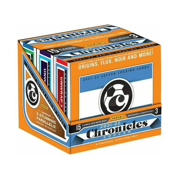 2021-22 Panini Chronicles Soccer Hobby Box Master Box