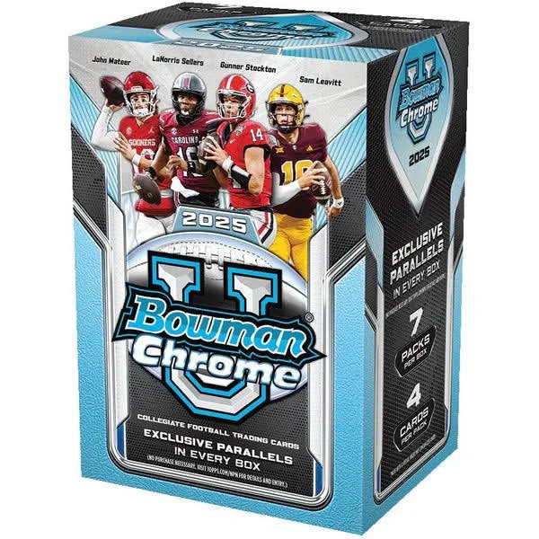 2025 Bowman Chrome U Football Blaster Box