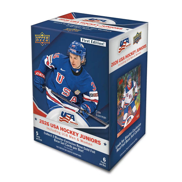 2026 Upper Deck Team USA Hockey Juniors Blaster Box
