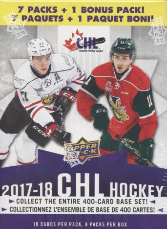 2017-18 Upper Deck CHL Hockey Blaster Box