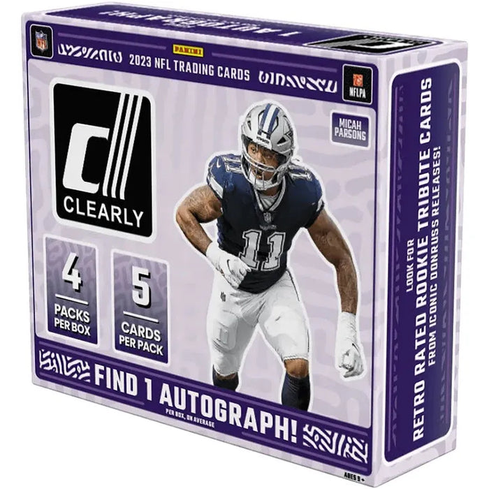 2023 Panini Donruss Clearly Football Hobby Box