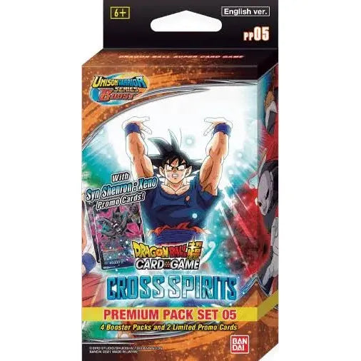 Dragon Ball Super Card Game Cross Spirits Premium Pack Set 05