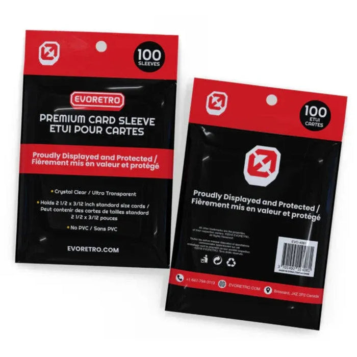 Evoretro Premium Card Sleeves 100 Pack