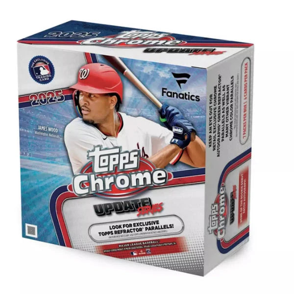 2025 Topps Chrome Update Fanatics Exclusive Mega Box