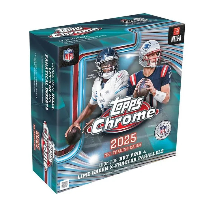 2025 Topps Chrome Football Mega Box