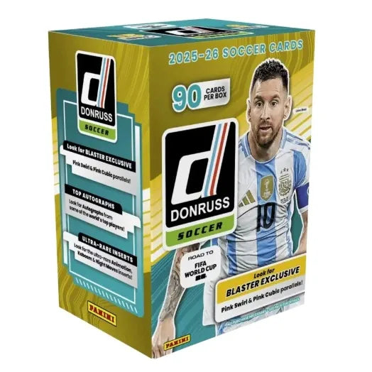 2025-26 Panini Donruss Road To World Cup Soccer Blaster Box