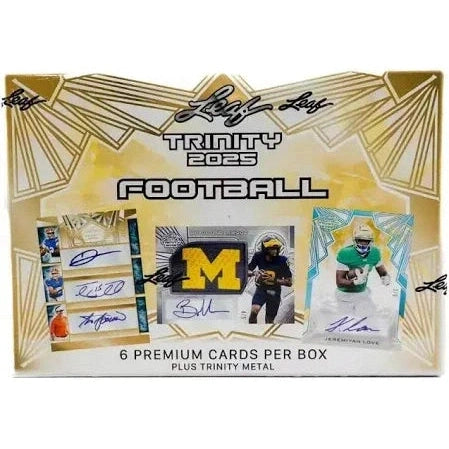2025 Leaf Trinity Football Hobby Box