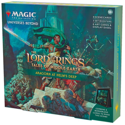 Magic: The Gathering - The Lord of the Rings: Tales of Middle-Earth Holiday Scene Box - Aragorn at Helm's Deep