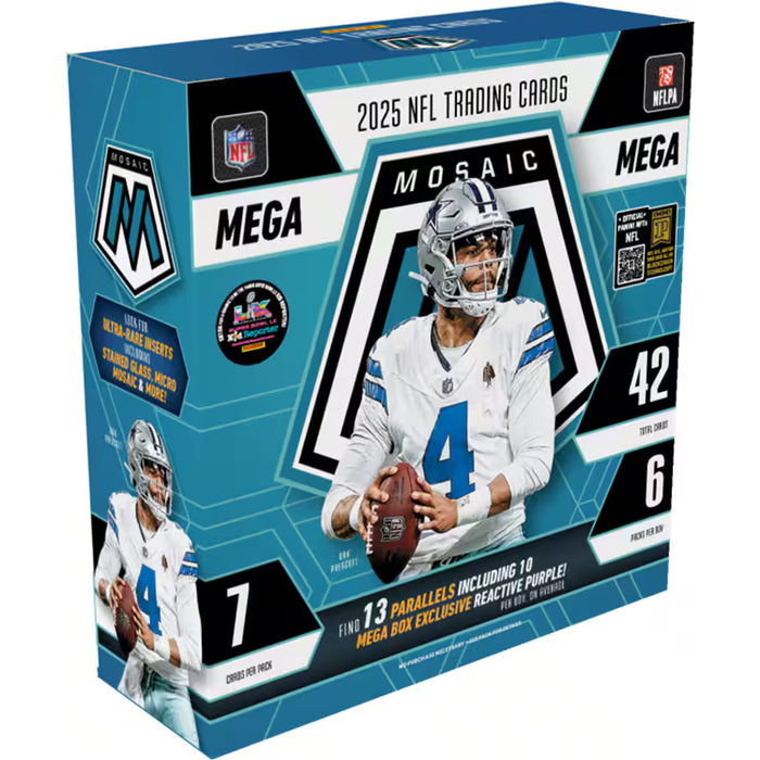 2025 Panini Football Mosaic Hobby Mega Box