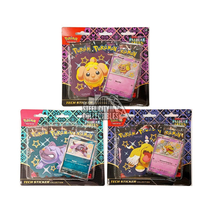 Pokémon Paldean Fates Tech Sticker Collection