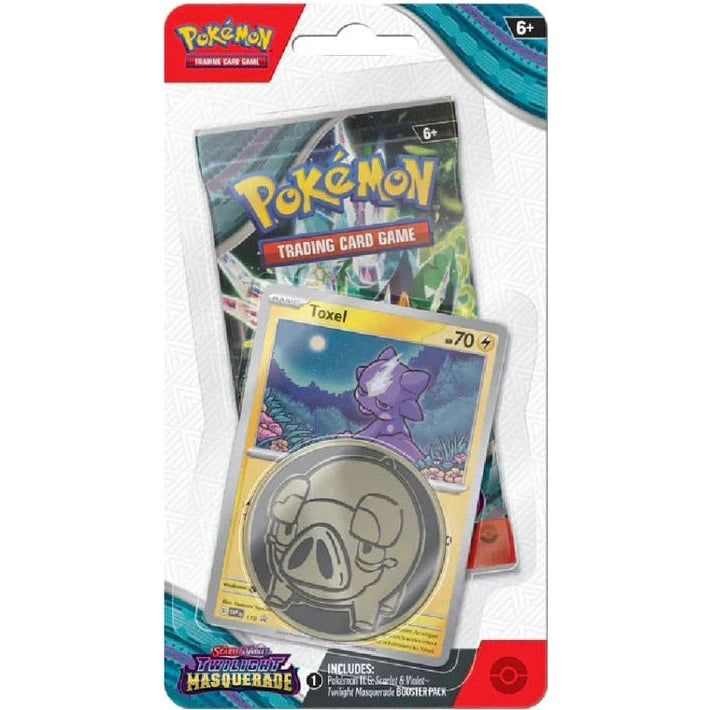 Pokemon TCG: Scarlet & Violet - Twilight Masquerade Checklane Blister Pack - Toxel Promo