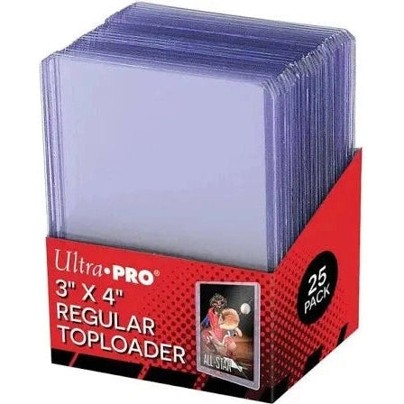 Ultra Pro 3" x 4" 35pt Regular Toploader 25 Pack