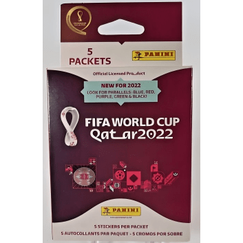 2022 Panini FIFA World Cup Qatar 5 Pack Box