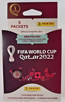 2022 Panini FIFA World Cup Qatar 5 Pack Box
