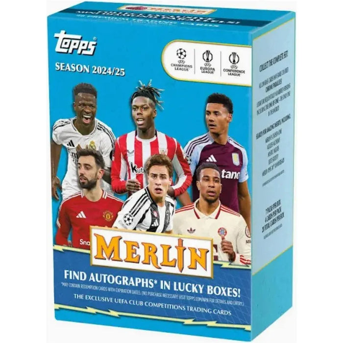 2025 Topps Merlin UCC Soccer Blaster Box