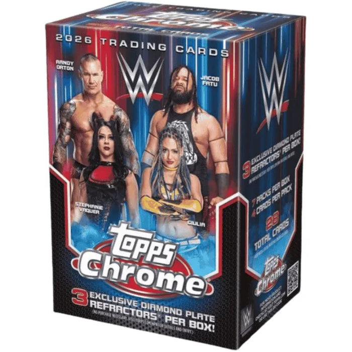 2026 Topps Chrome WWE Blaster Box