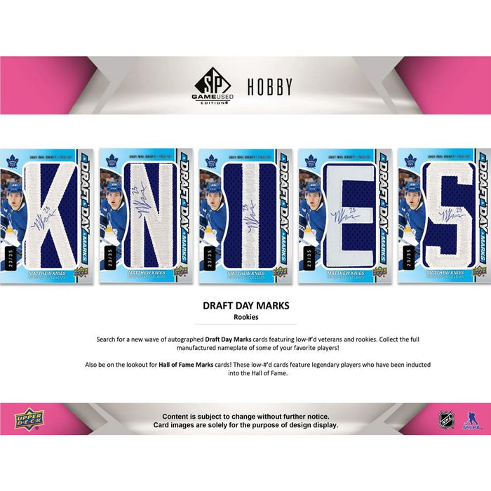 2023-24 Upper Deck SP Game Used Hockey Hobby Box (Pre-Sale)