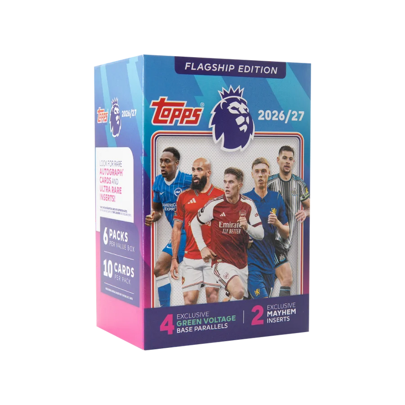 2026-27 Topps Premier League Flagship Edition Blaster Box
