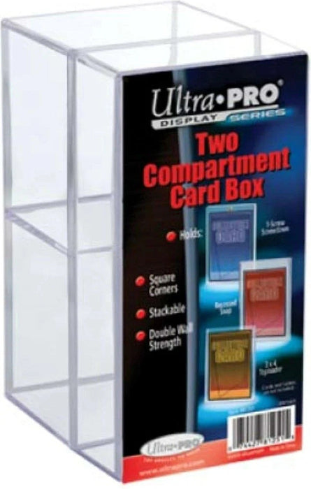 Ultra Pro Two Compartment Card Box